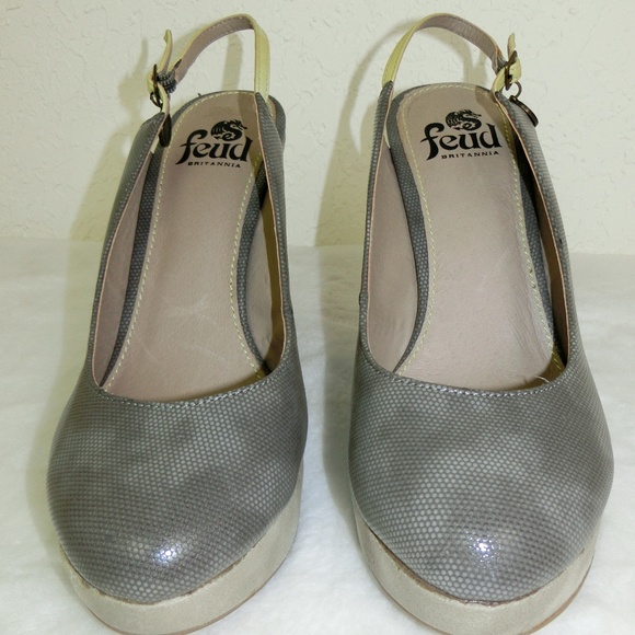 Feud Britannia Cambridge US Size 8 Heels Shoes - Picture 2 of 8
